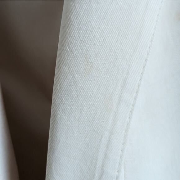 Smythe Blazer Ivory One-Button Long Jacket Women's Size 2 - Picture 10 of 12